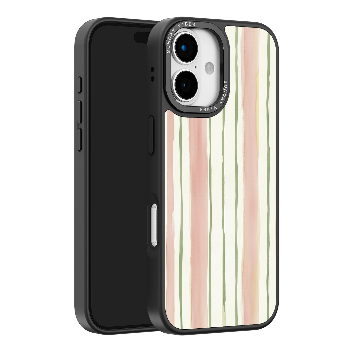 Pastel Stripe Serenade iPhone Case