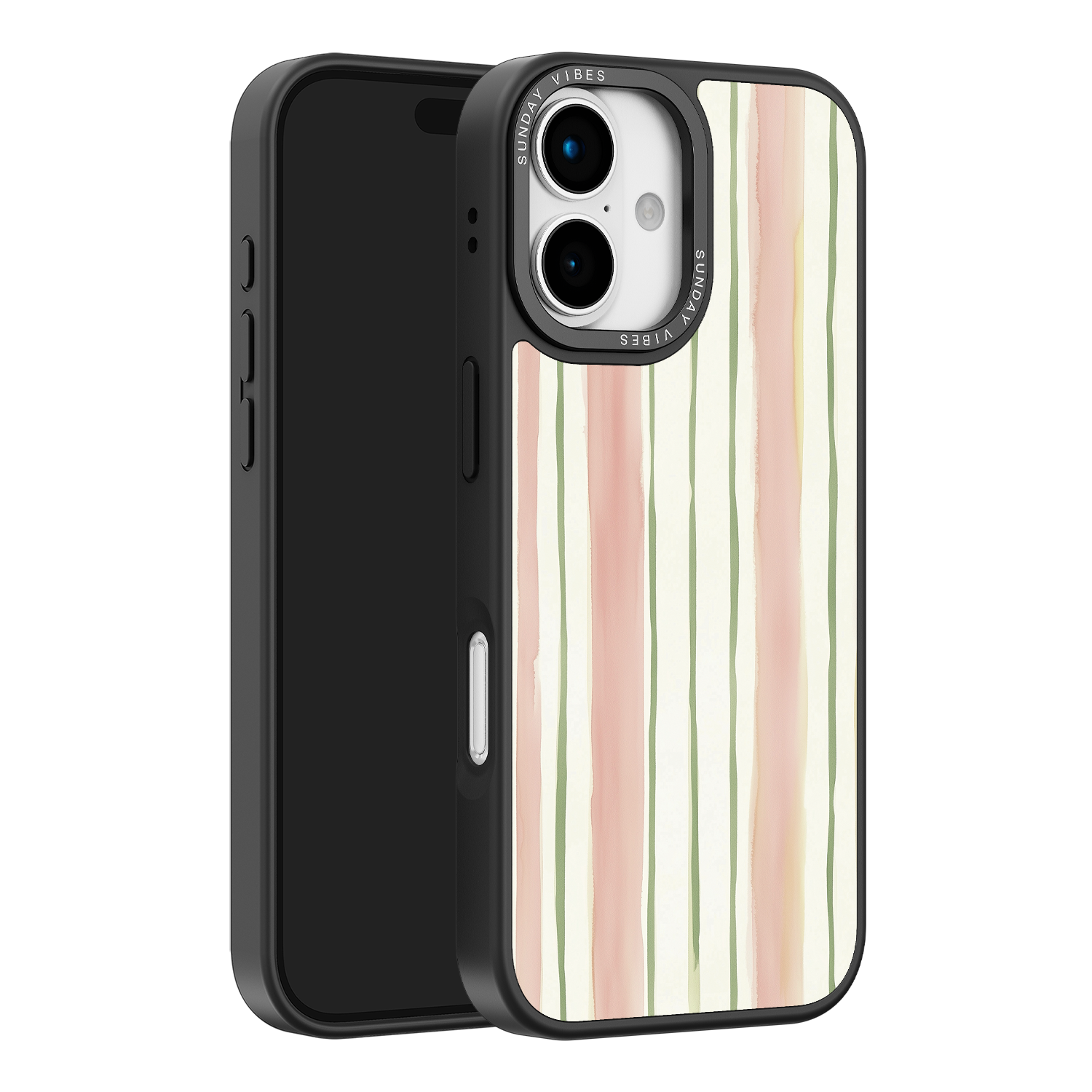 Pastel Stripe Serenade iPhone Case