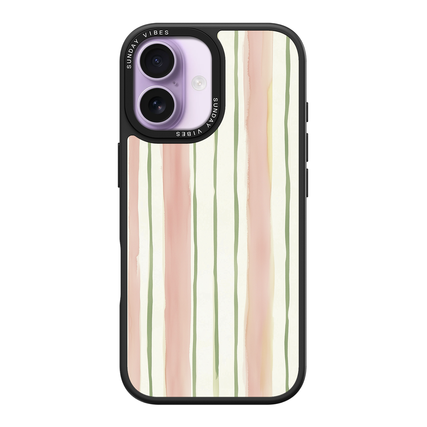 Pastel Stripe Serenade iPhone Case