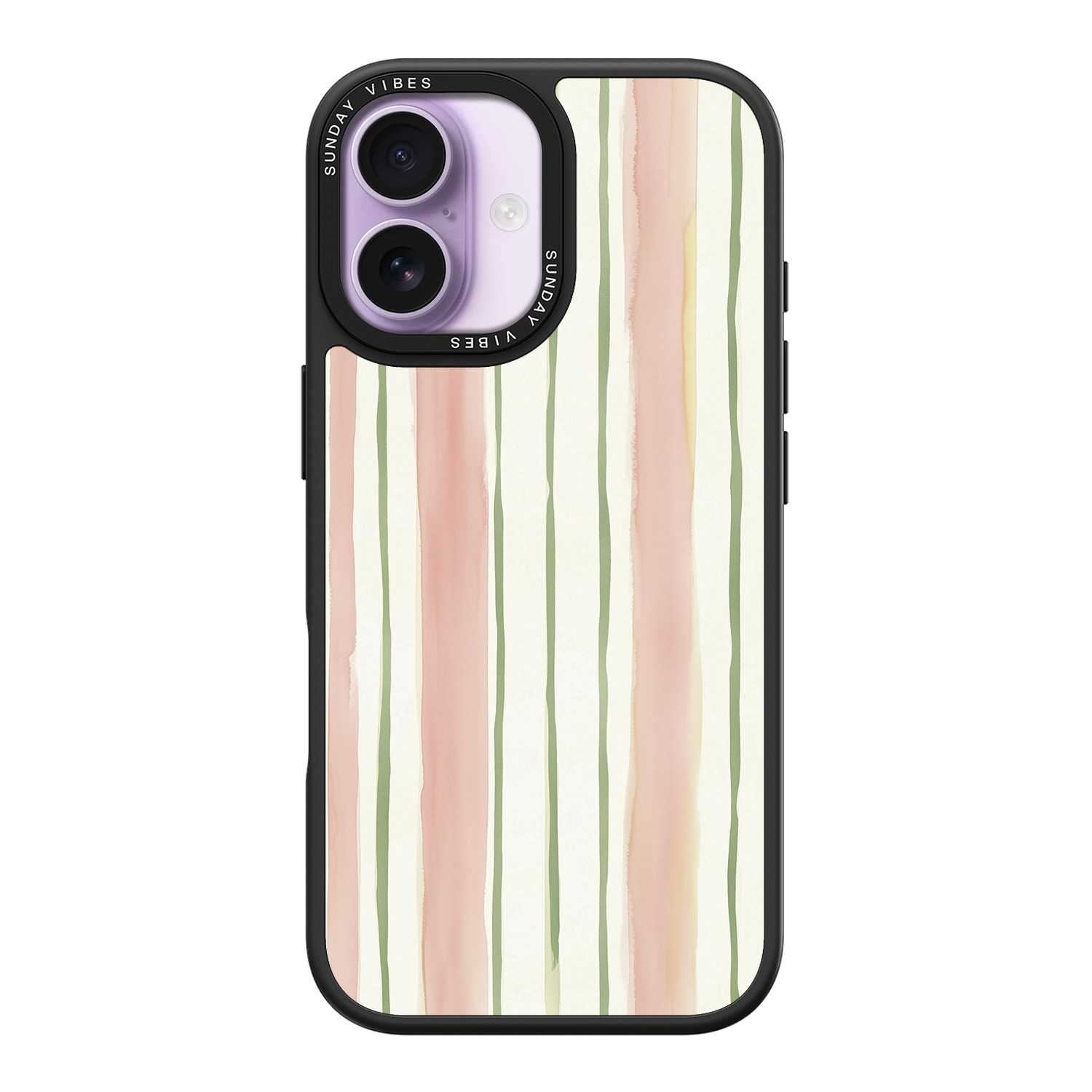 Pastel Stripe Serenade iPhone Case