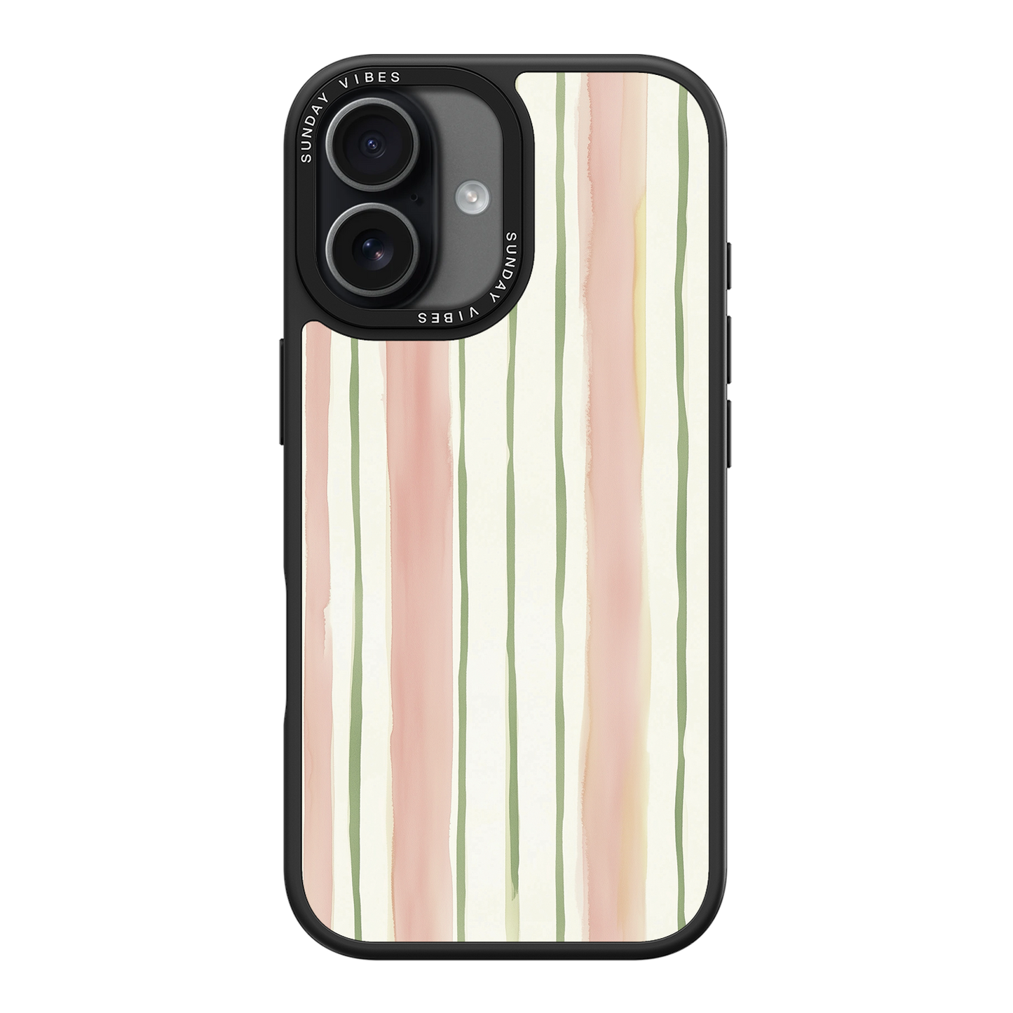 Pastel Stripe Serenade iPhone Case