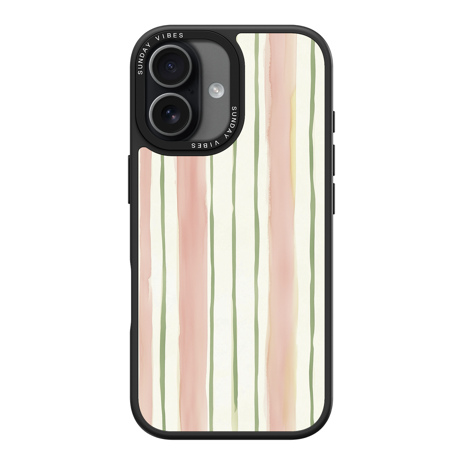 Pastel Stripe Serenade iPhone Case