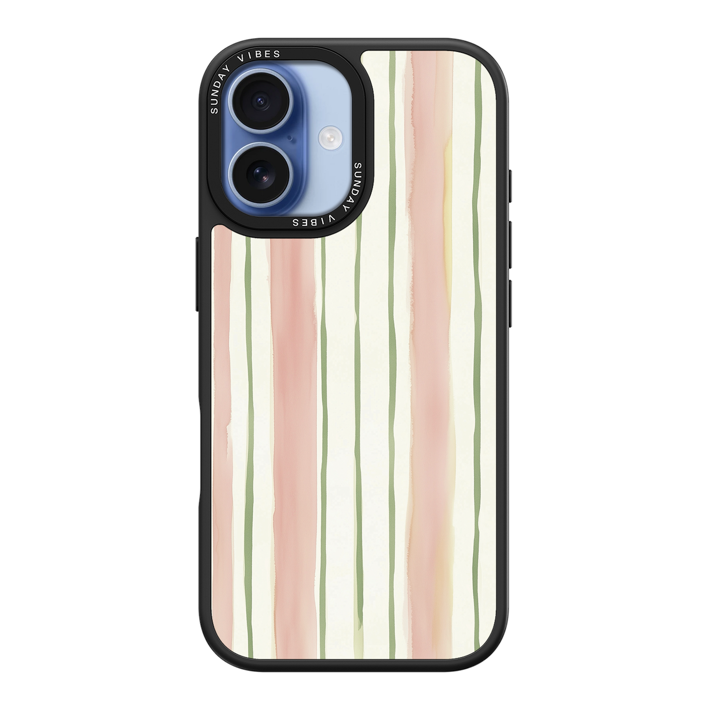 Pastel Stripe Serenade iPhone Case