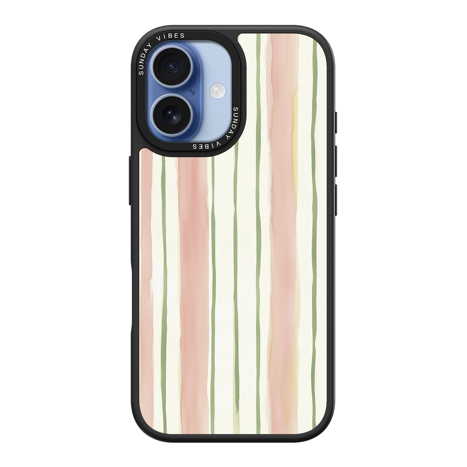 Pastel Stripe Serenade iPhone Case