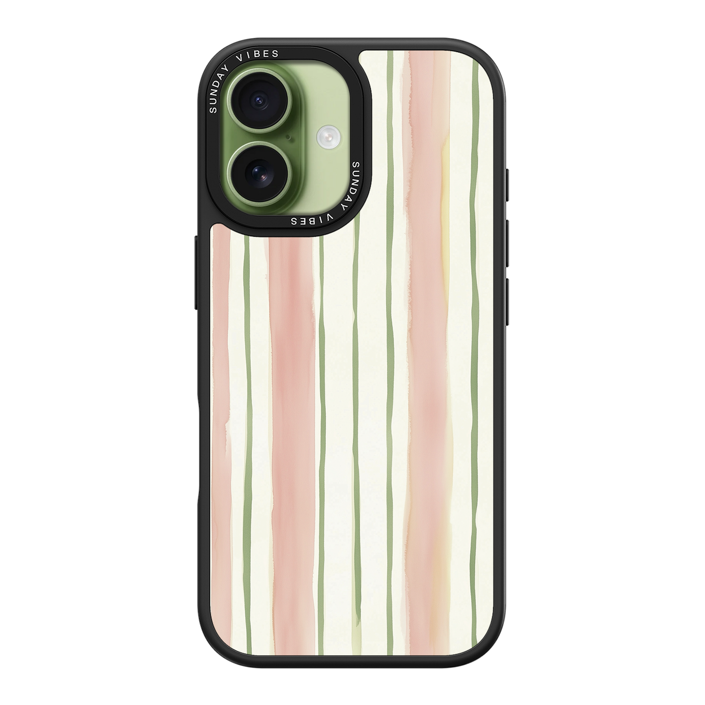 Pastel Stripe Serenade iPhone Case