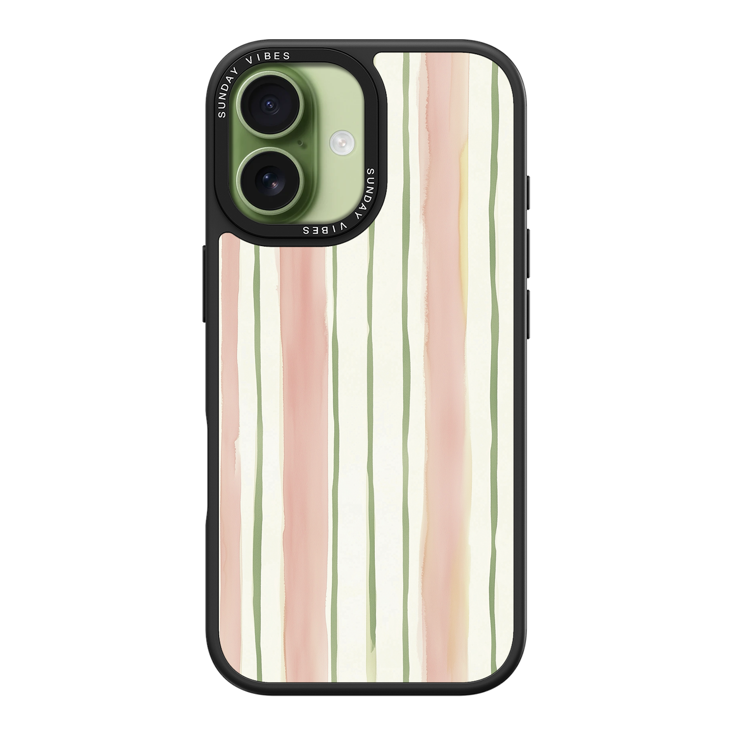 Pastel Stripe Serenade iPhone Case