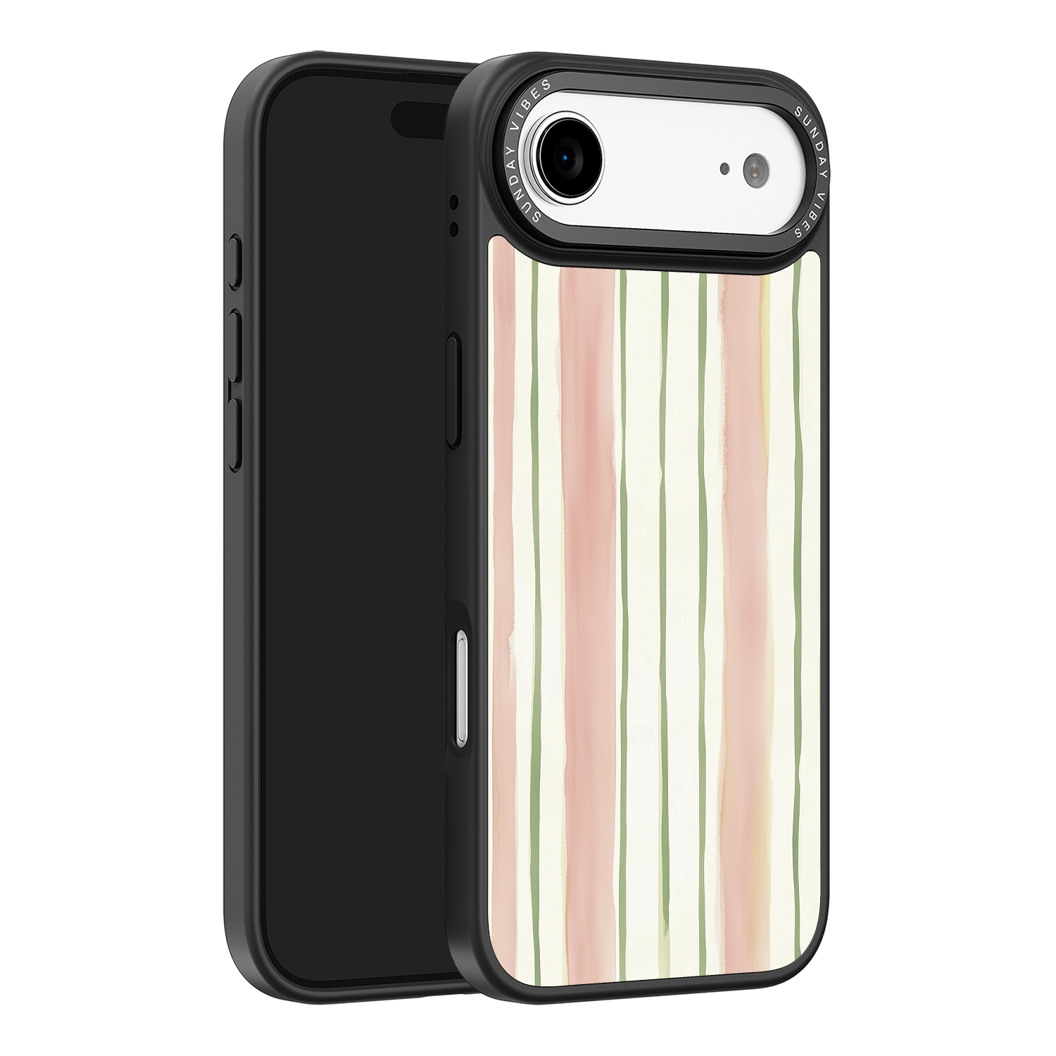Pastel Stripe Serenade iPhone Case