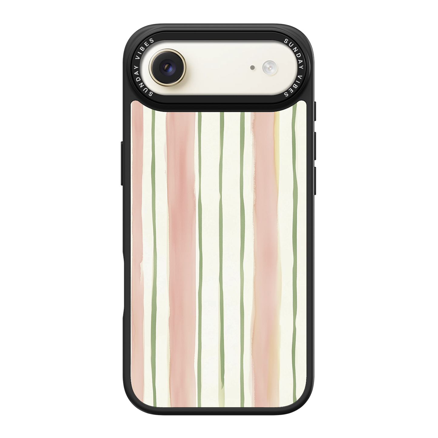 Pastel Stripe Serenade iPhone Case