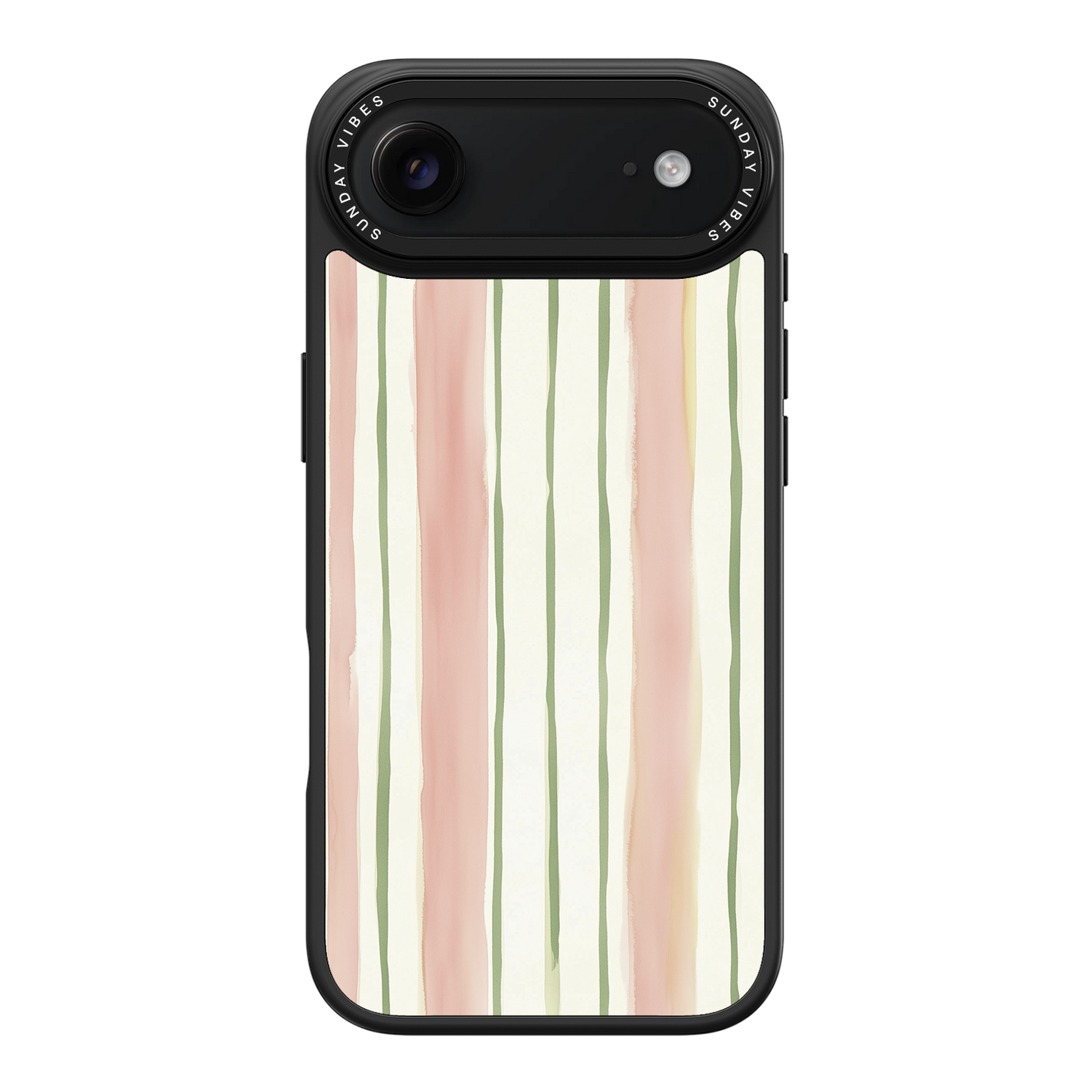 Pastel Stripe Serenade iPhone Case