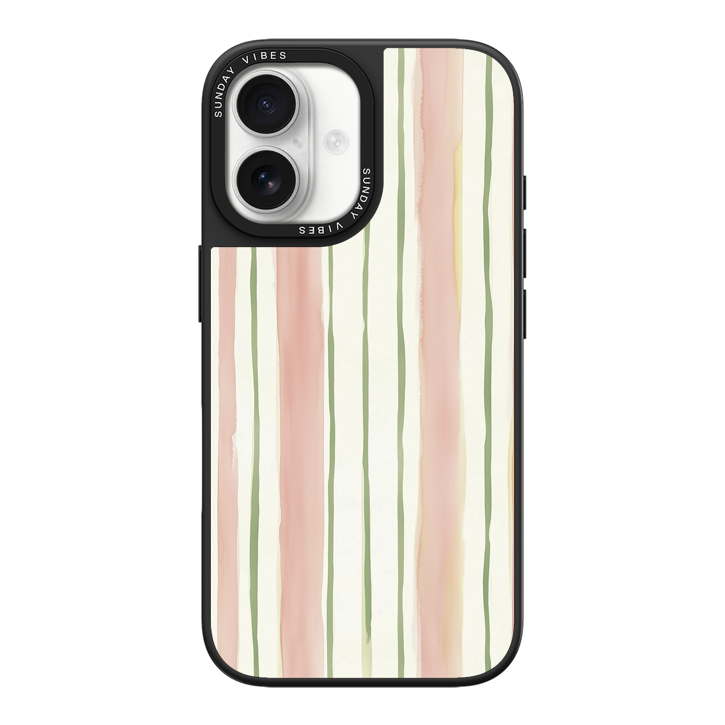 Pastel Stripe Serenade iPhone Case