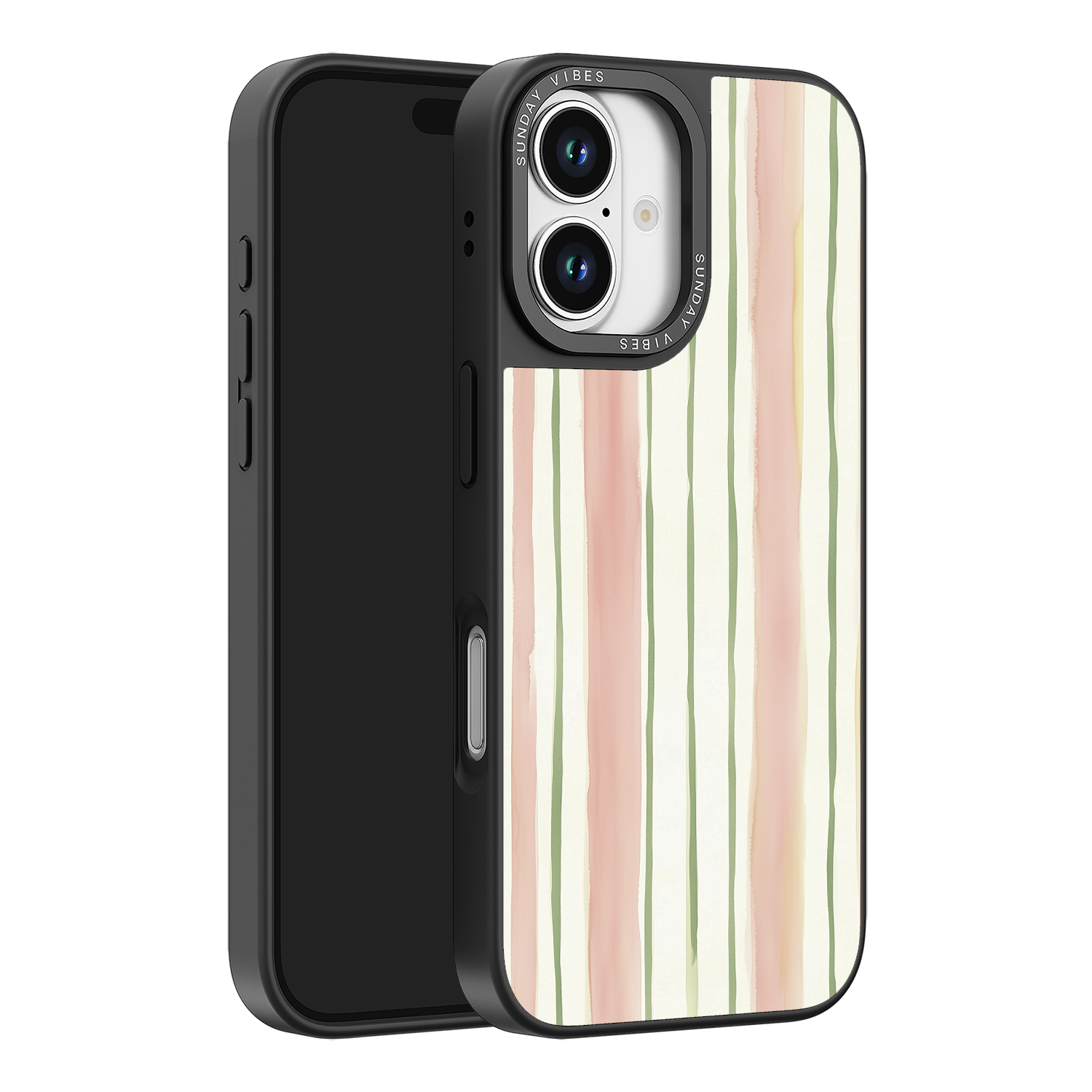 Pastel Stripe Serenade iPhone Case