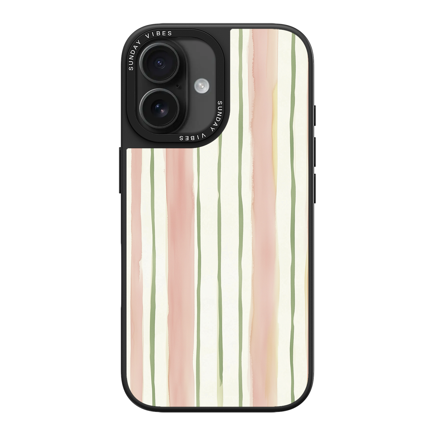 Pastel Stripe Serenade iPhone Case