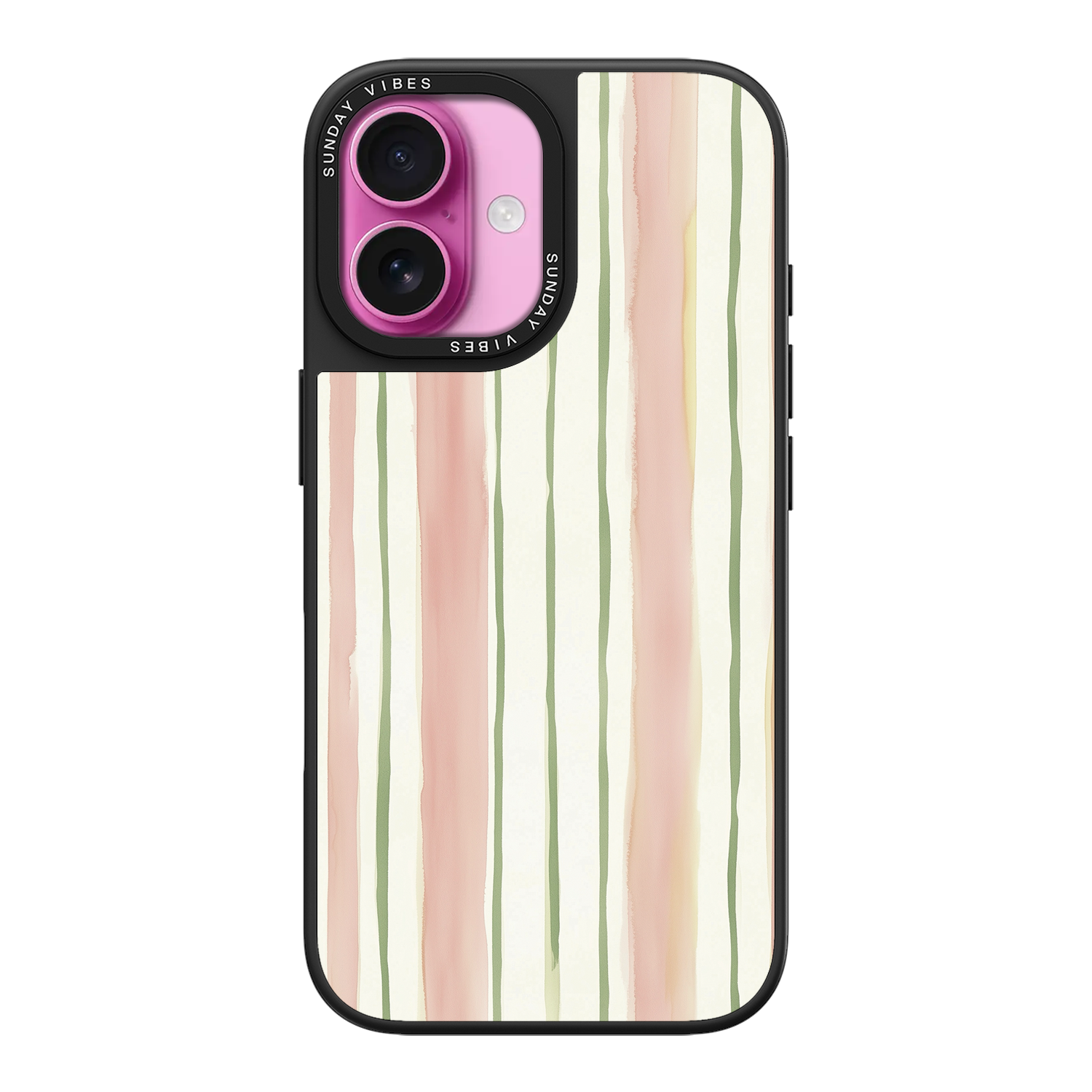 Pastel Stripe Serenade iPhone Case
