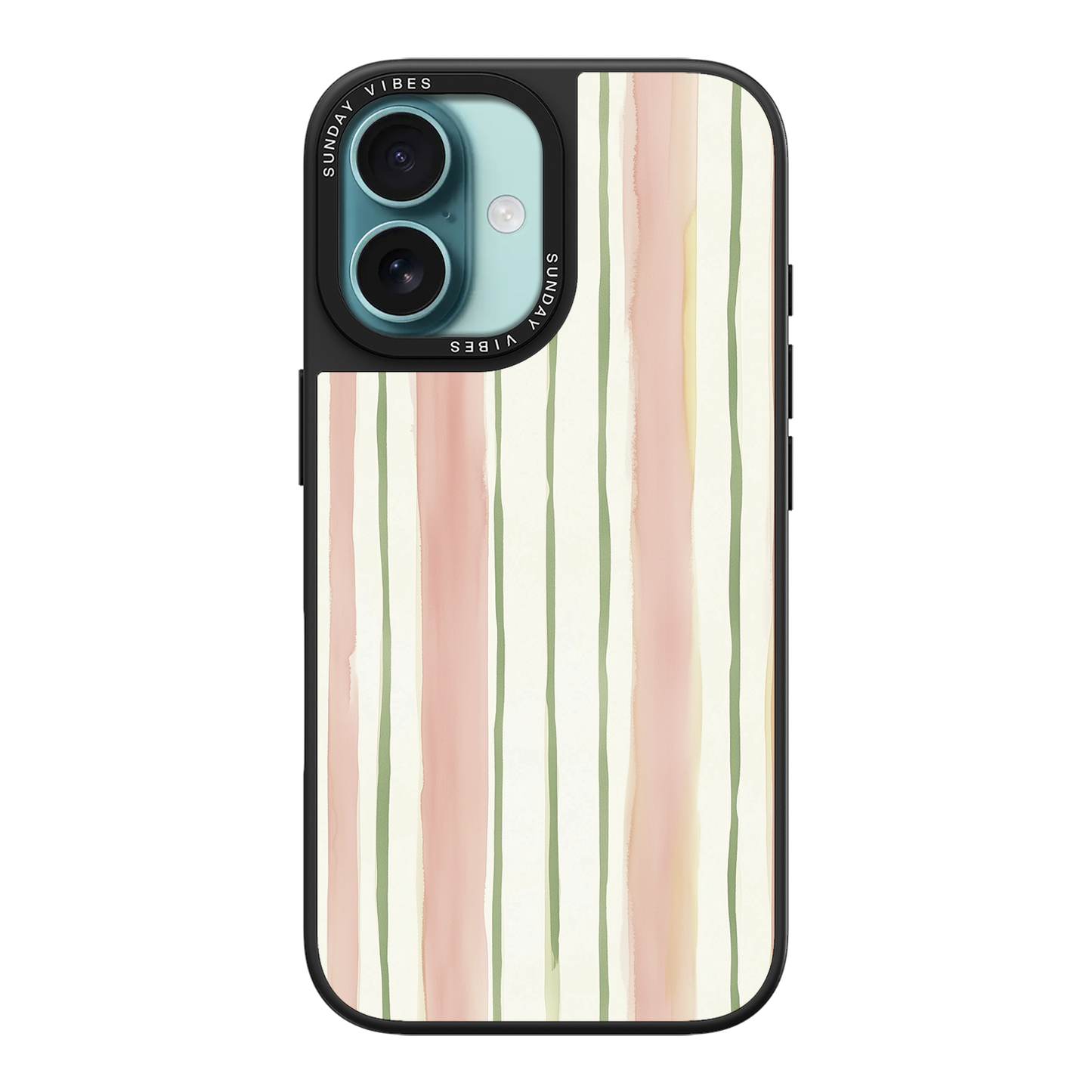 Pastel Stripe Serenade iPhone Case