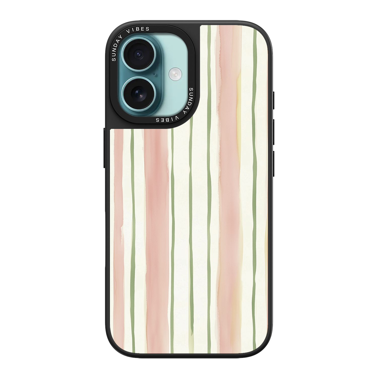 Pastel Stripe Serenade iPhone Case