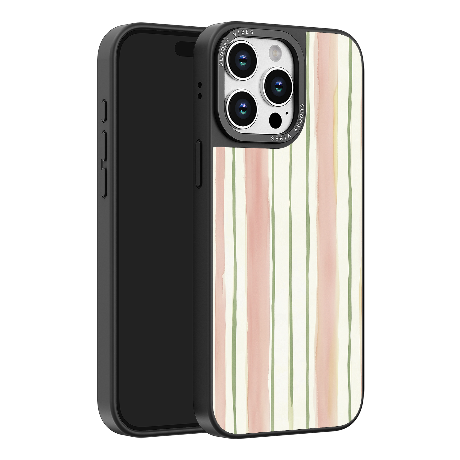 Pastel Stripe Serenade iPhone Case