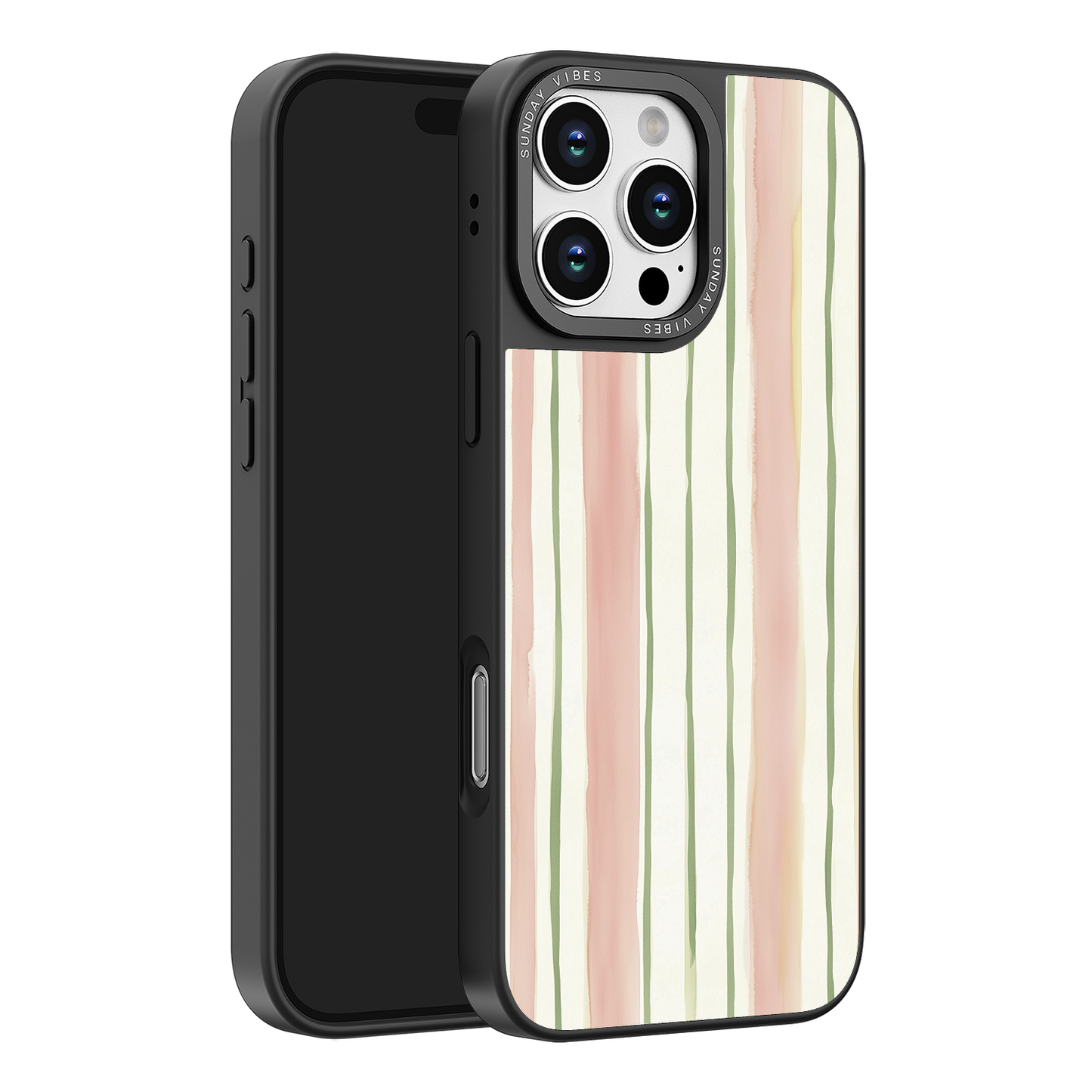 Pastel Stripe Serenade iPhone Case