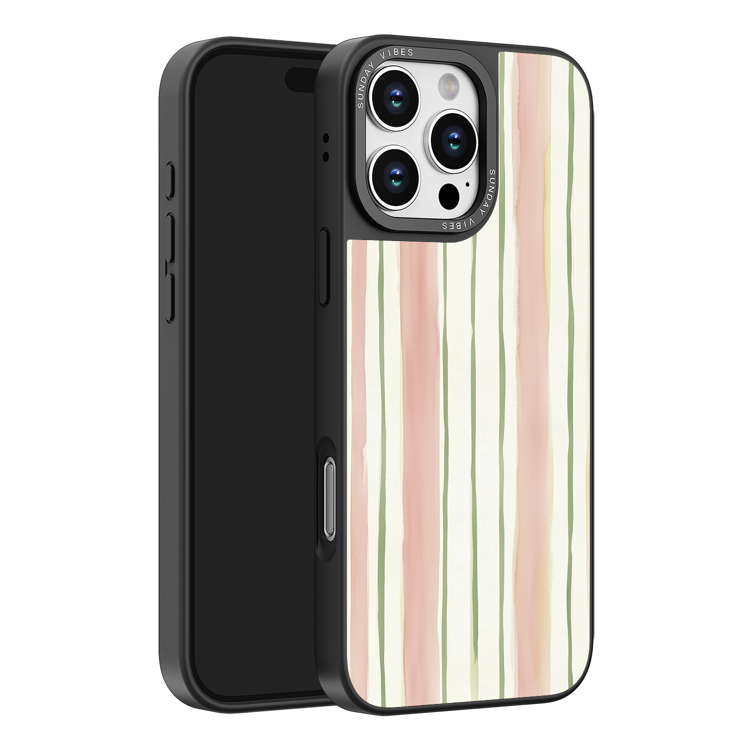 Pastel Stripe Serenade iPhone Case