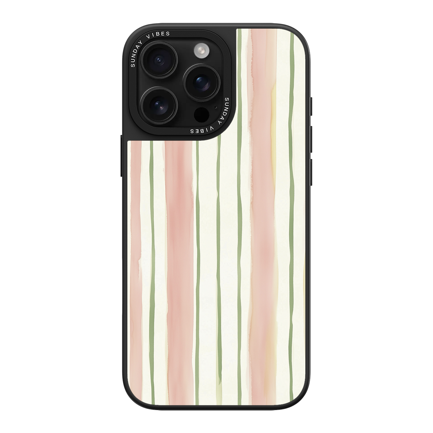 Pastel Stripe Serenade iPhone Case