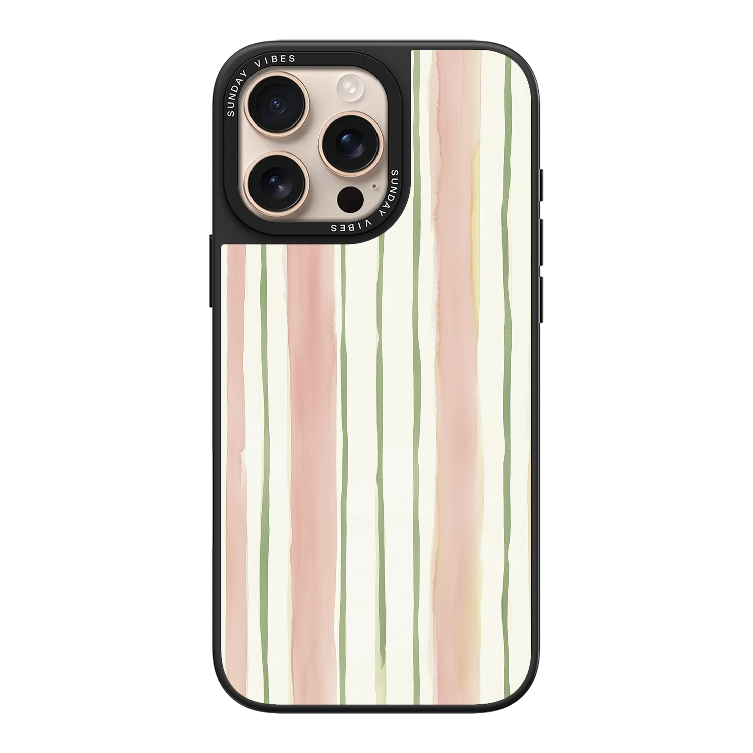 Pastel Stripe Serenade iPhone Case