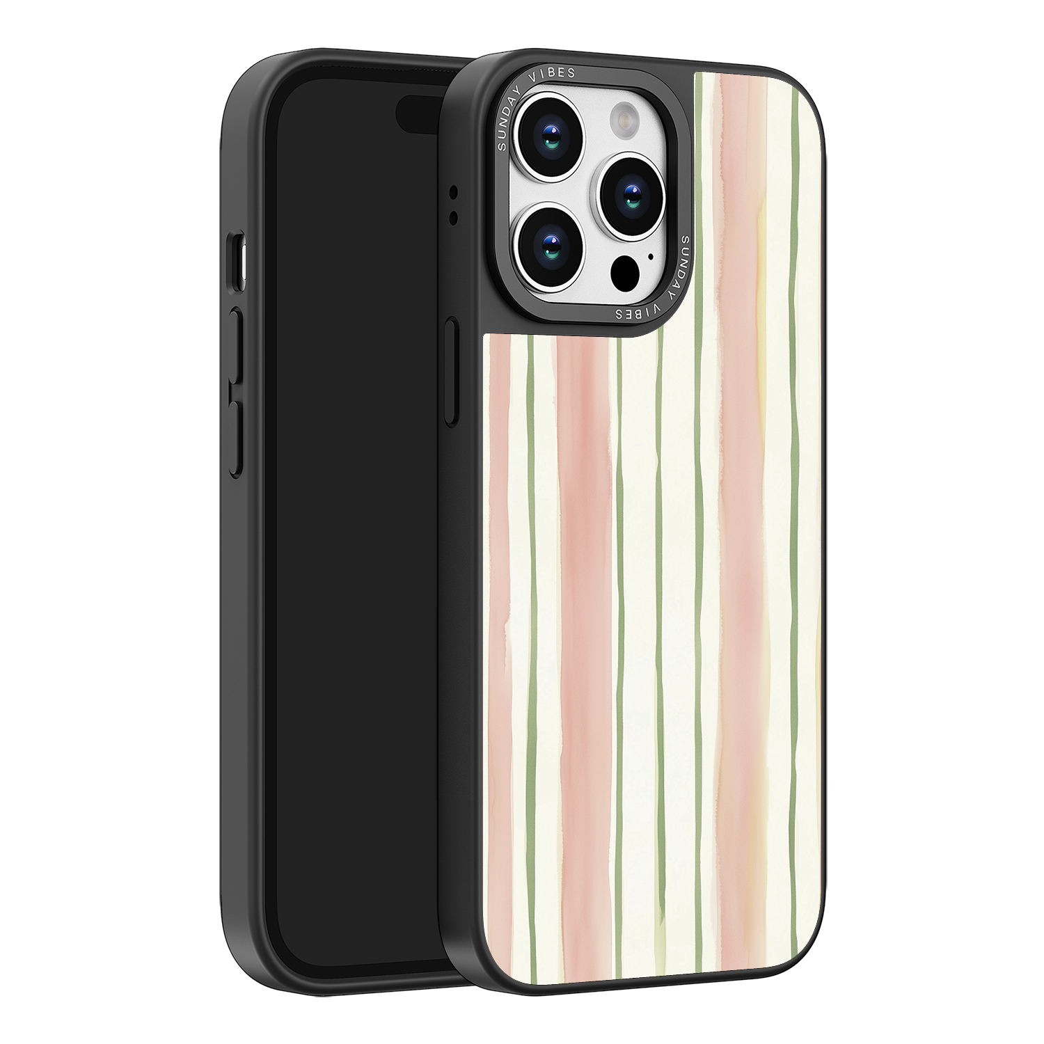 Pastel Stripe Serenade iPhone Case