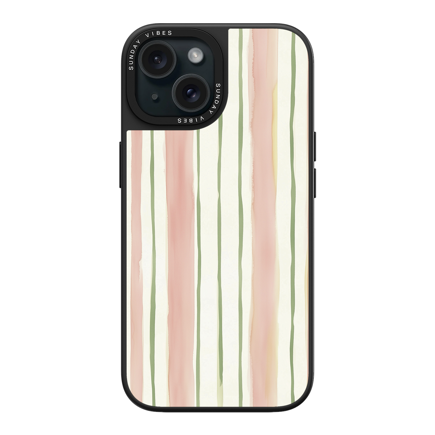 Pastel Stripe Serenade iPhone Case