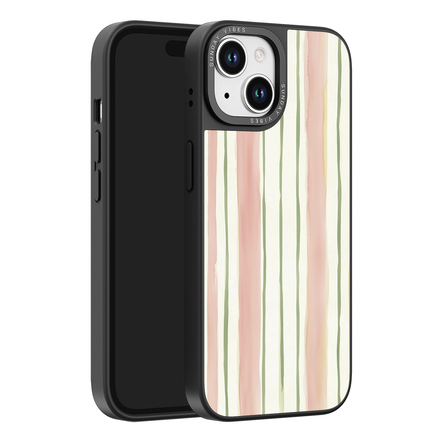 Pastel Stripe Serenade iPhone Case