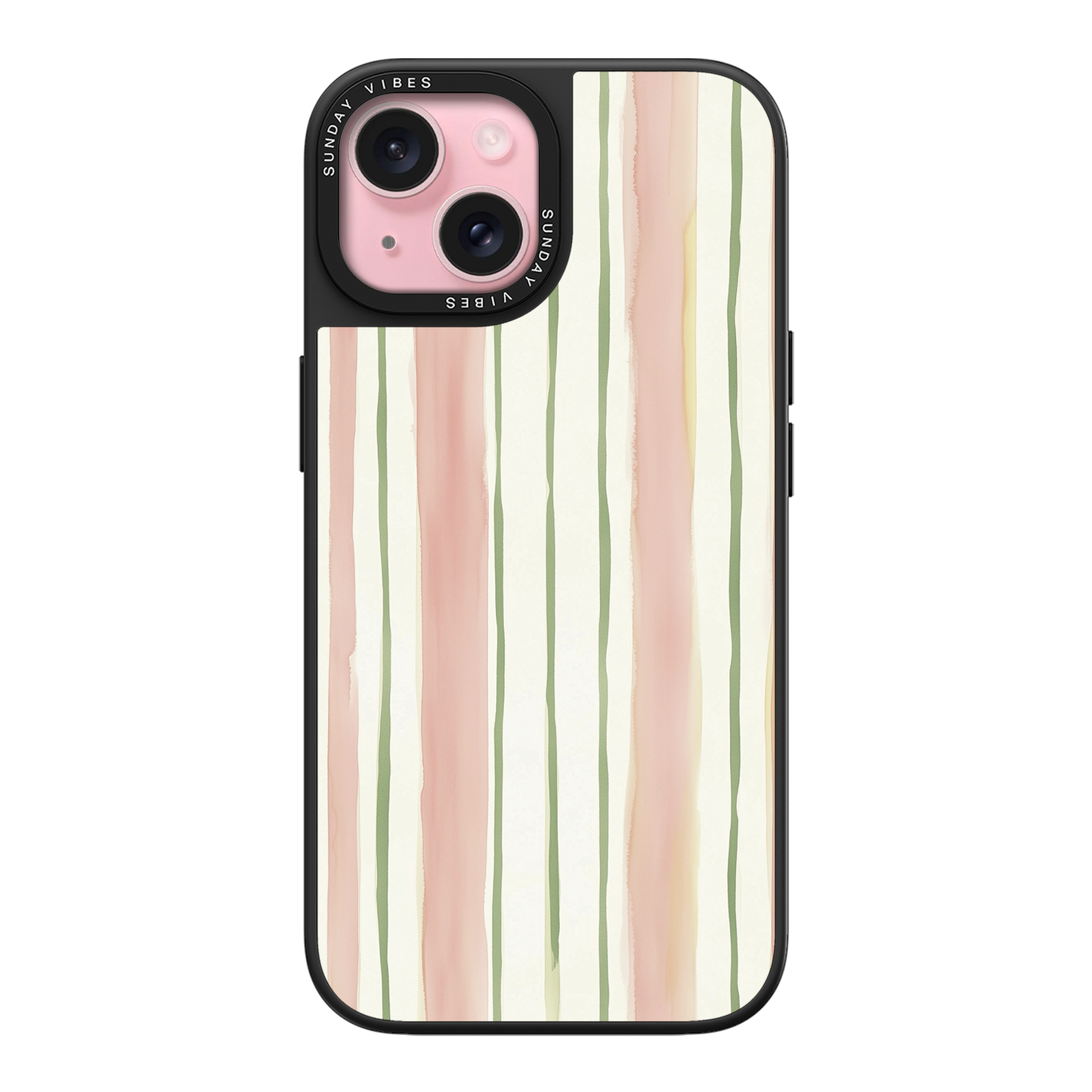 Pastel Stripe Serenade iPhone Case