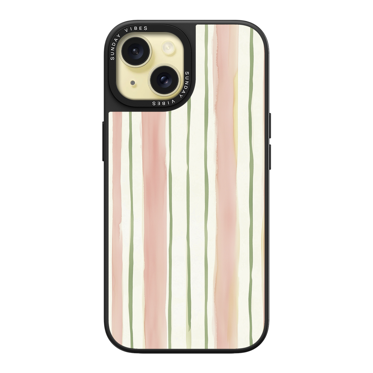 Pastel Stripe Serenade iPhone Case