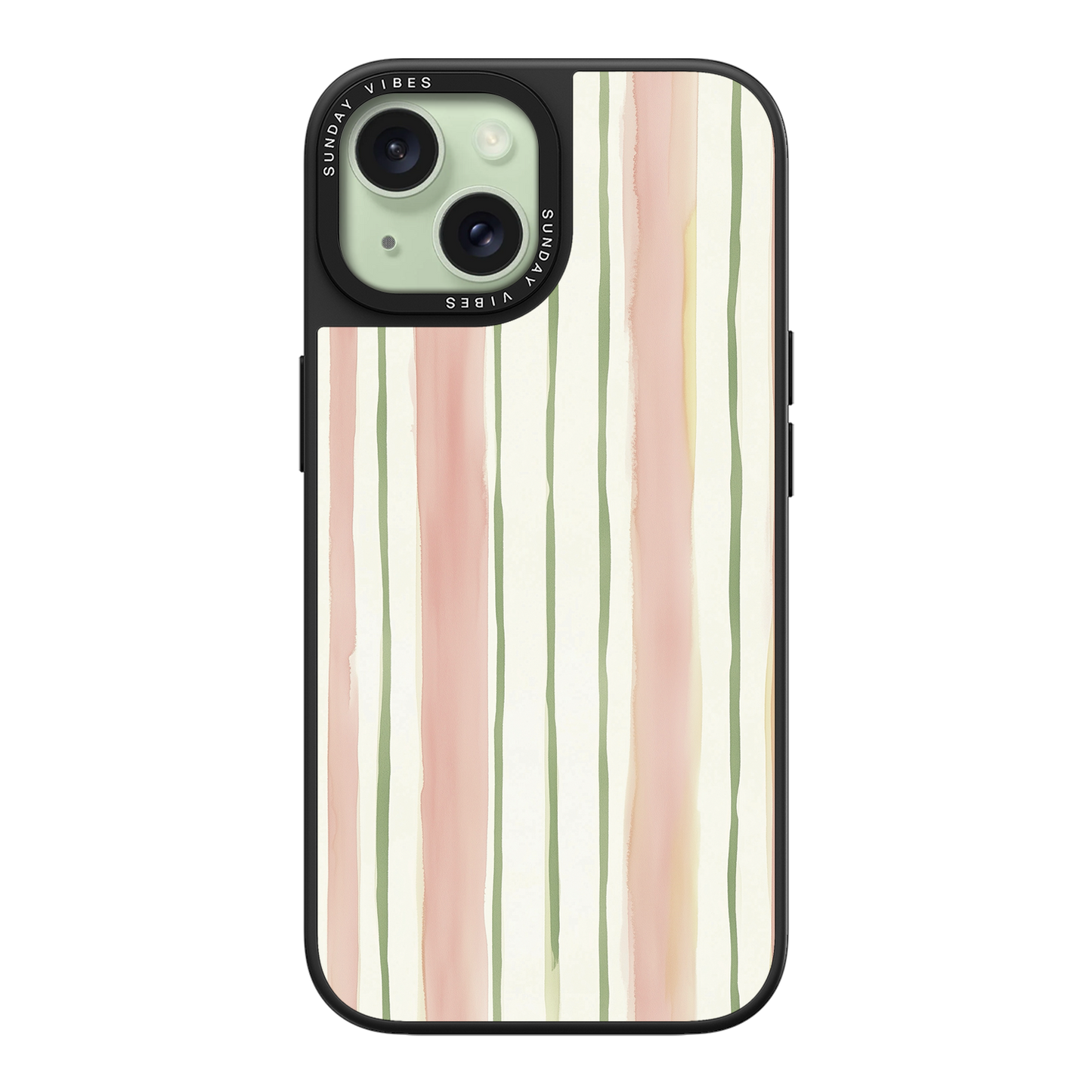 Pastel Stripe Serenade iPhone Case