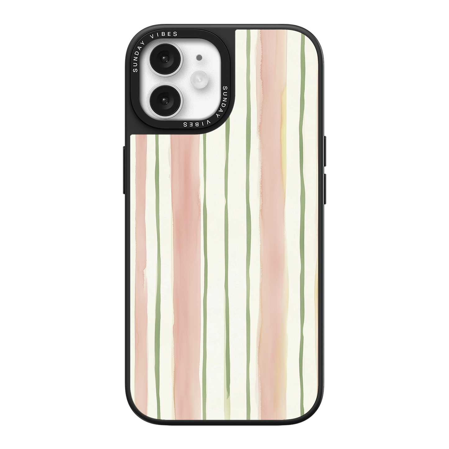 Pastel Stripe Serenade iPhone Case