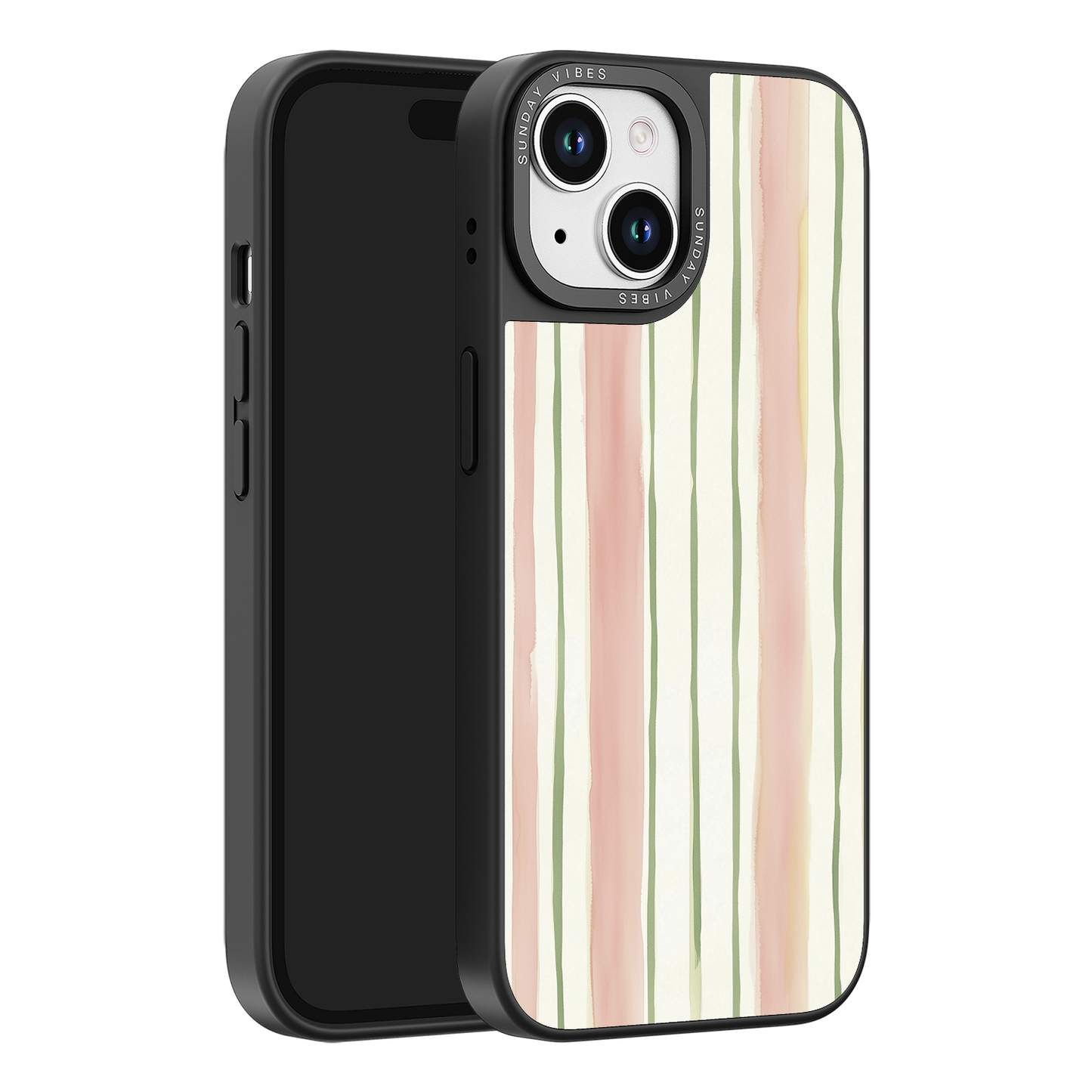 Pastel Stripe Serenade iPhone Case