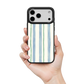 Azure Meadow Stripe iPhone Case