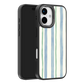 Azure Meadow Stripe iPhone Case