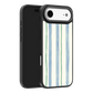Azure Meadow Stripe iPhone Case