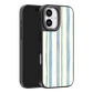 Azure Meadow Stripe iPhone Case