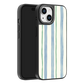 Azure Meadow Stripe iPhone Case