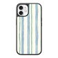 Azure Meadow Stripe iPhone Case