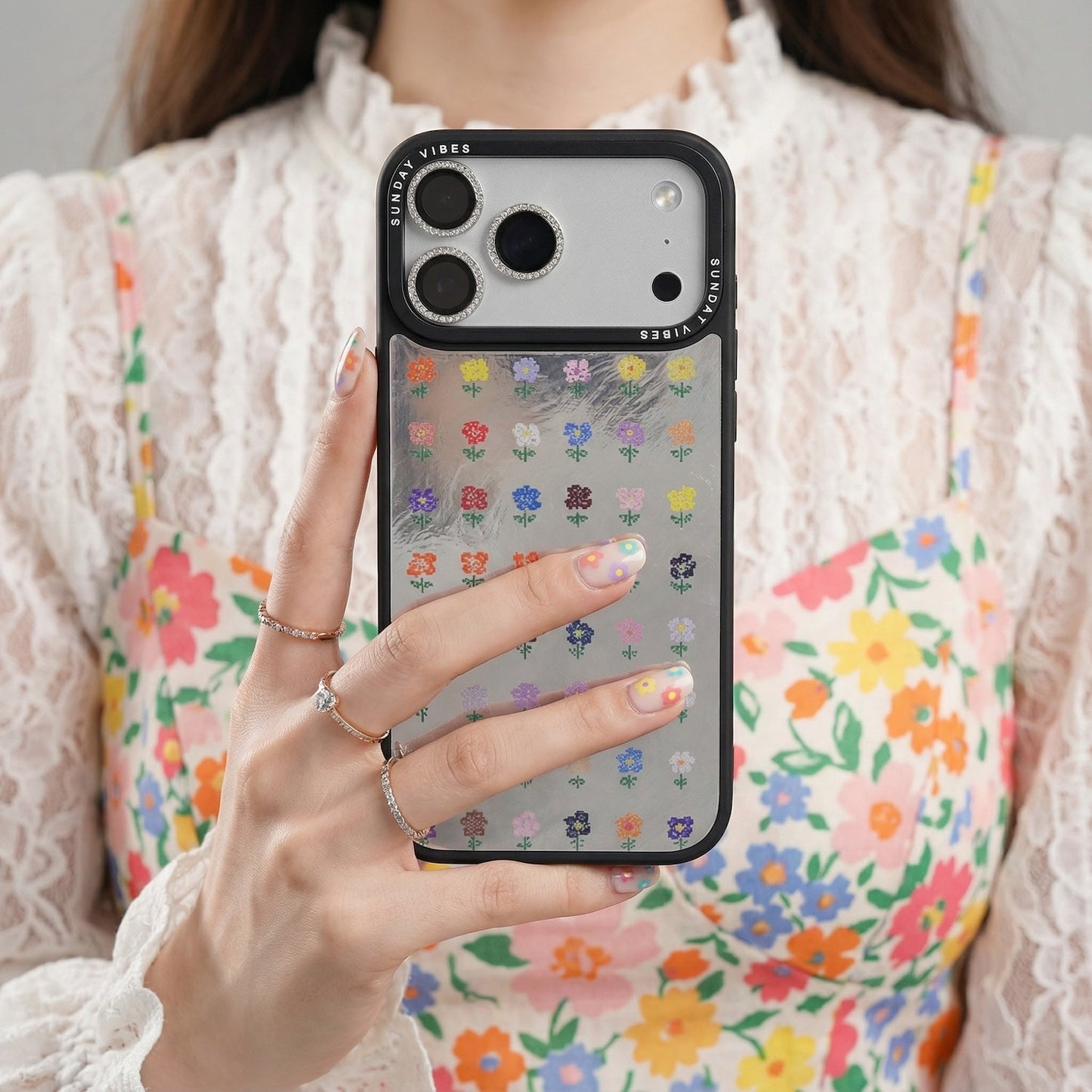 8-Bit Garden iPhone Case