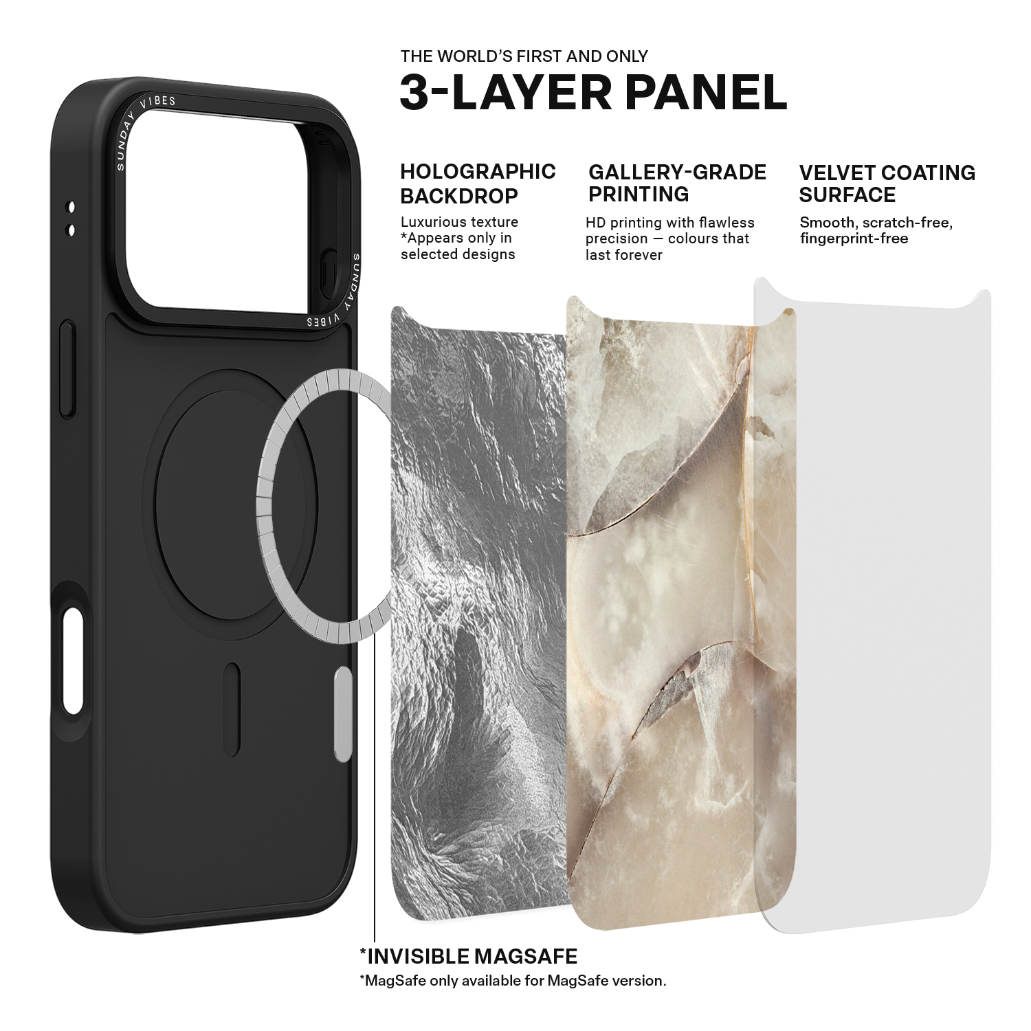 Alabaster Whirl iPhone Case