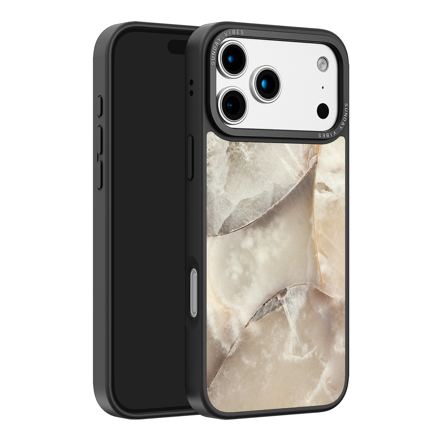 Alabaster Whirl iPhone Case