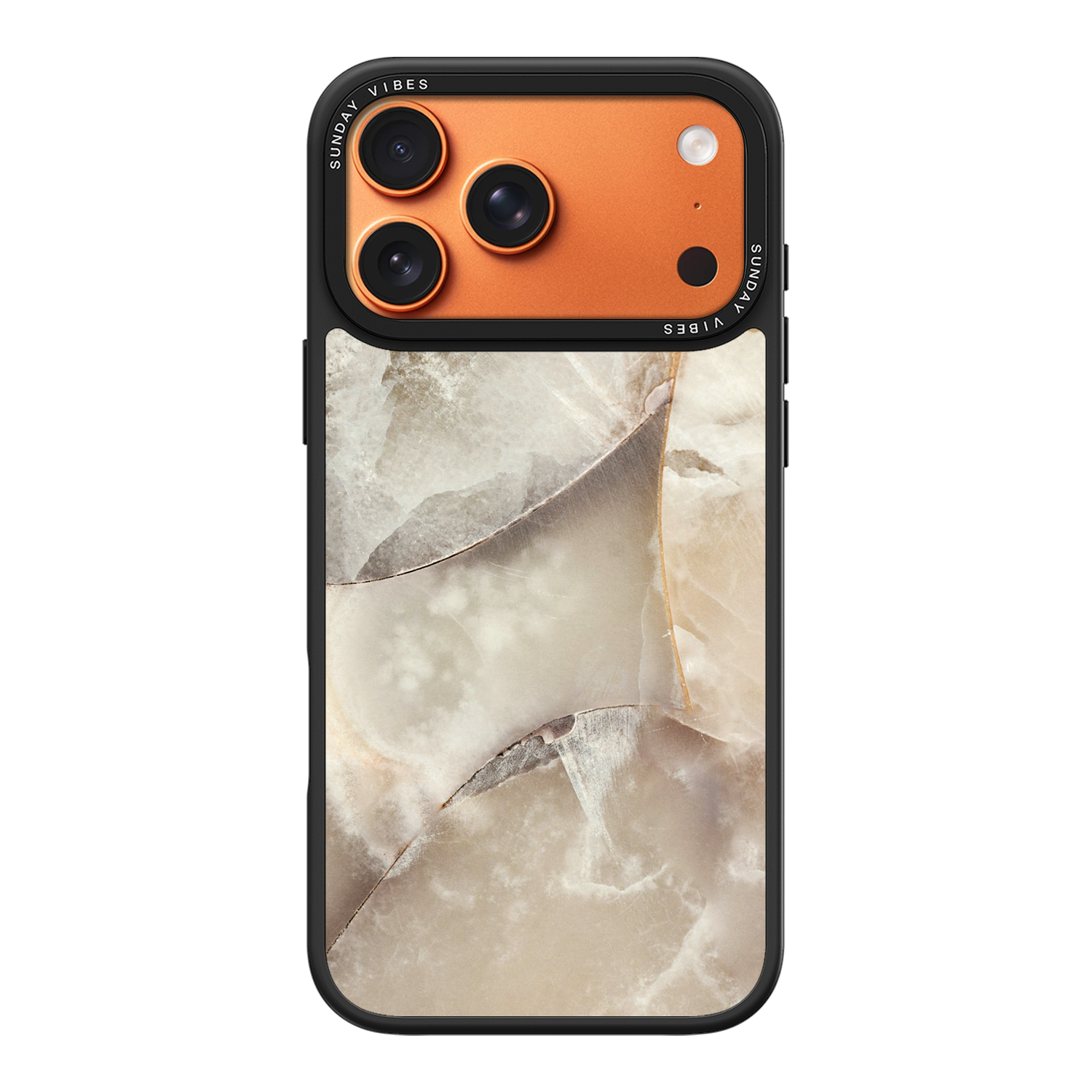 Alabaster Whirl iPhone Case