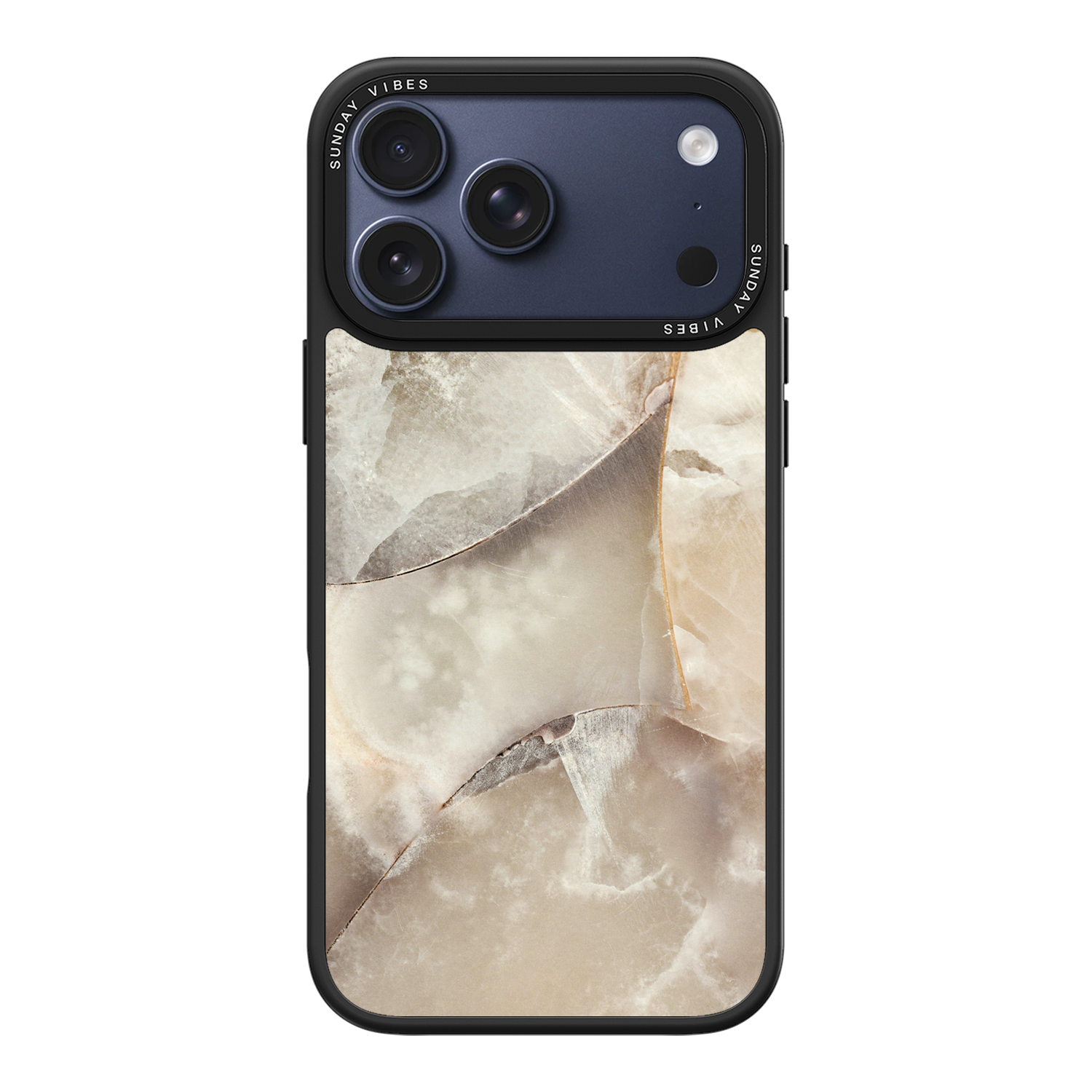 Alabaster Whirl iPhone Case