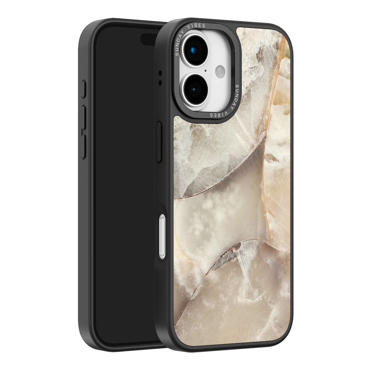 Alabaster Whirl iPhone Case
