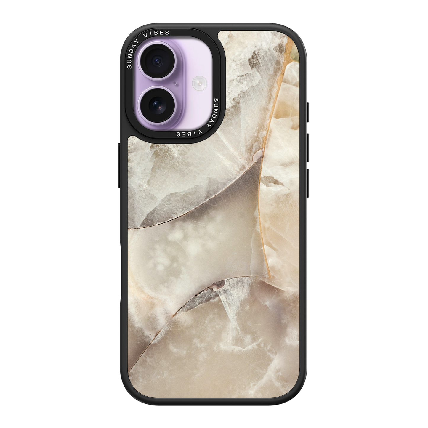 Alabaster Whirl iPhone Case