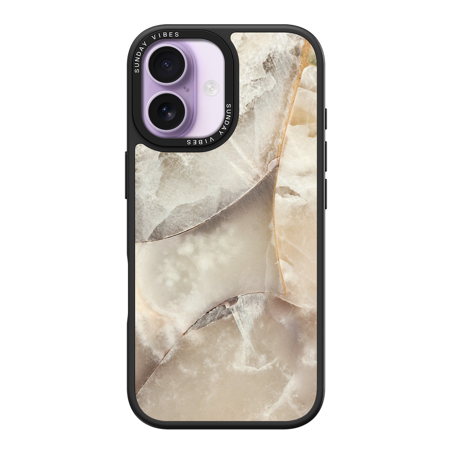 Alabaster Whirl iPhone Case