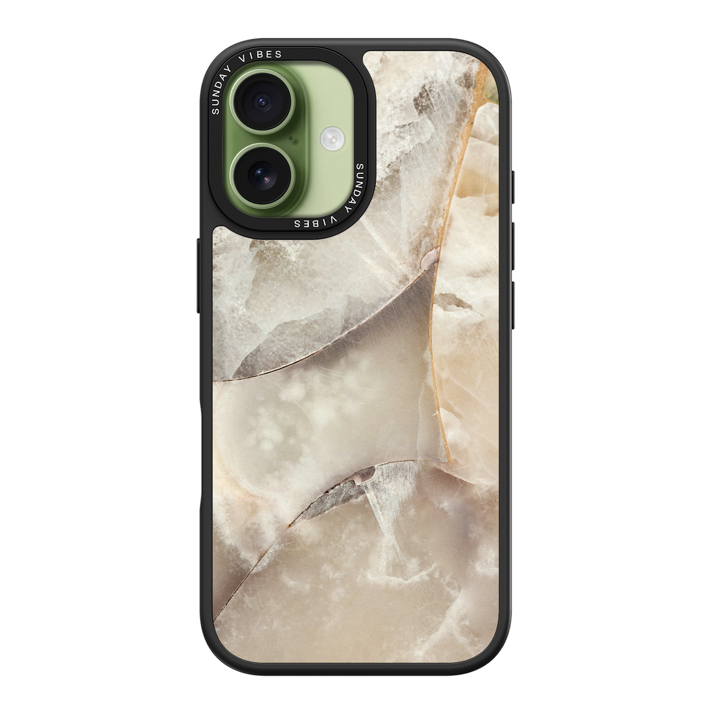 Alabaster Whirl iPhone Case