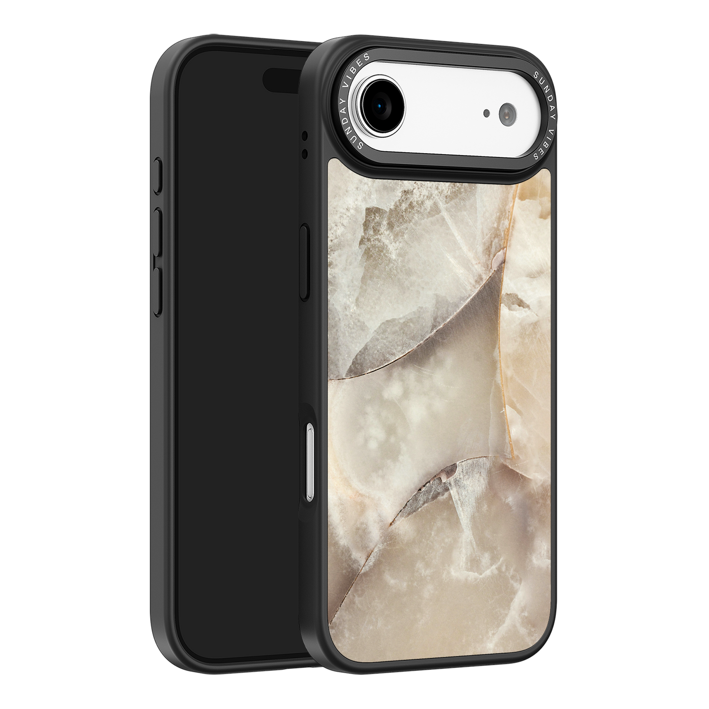 Alabaster Whirl iPhone Case