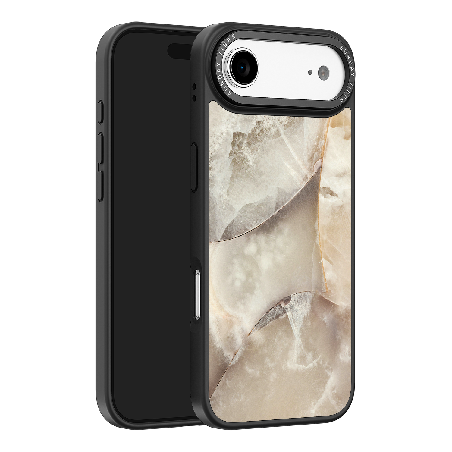 Alabaster Whirl iPhone Case
