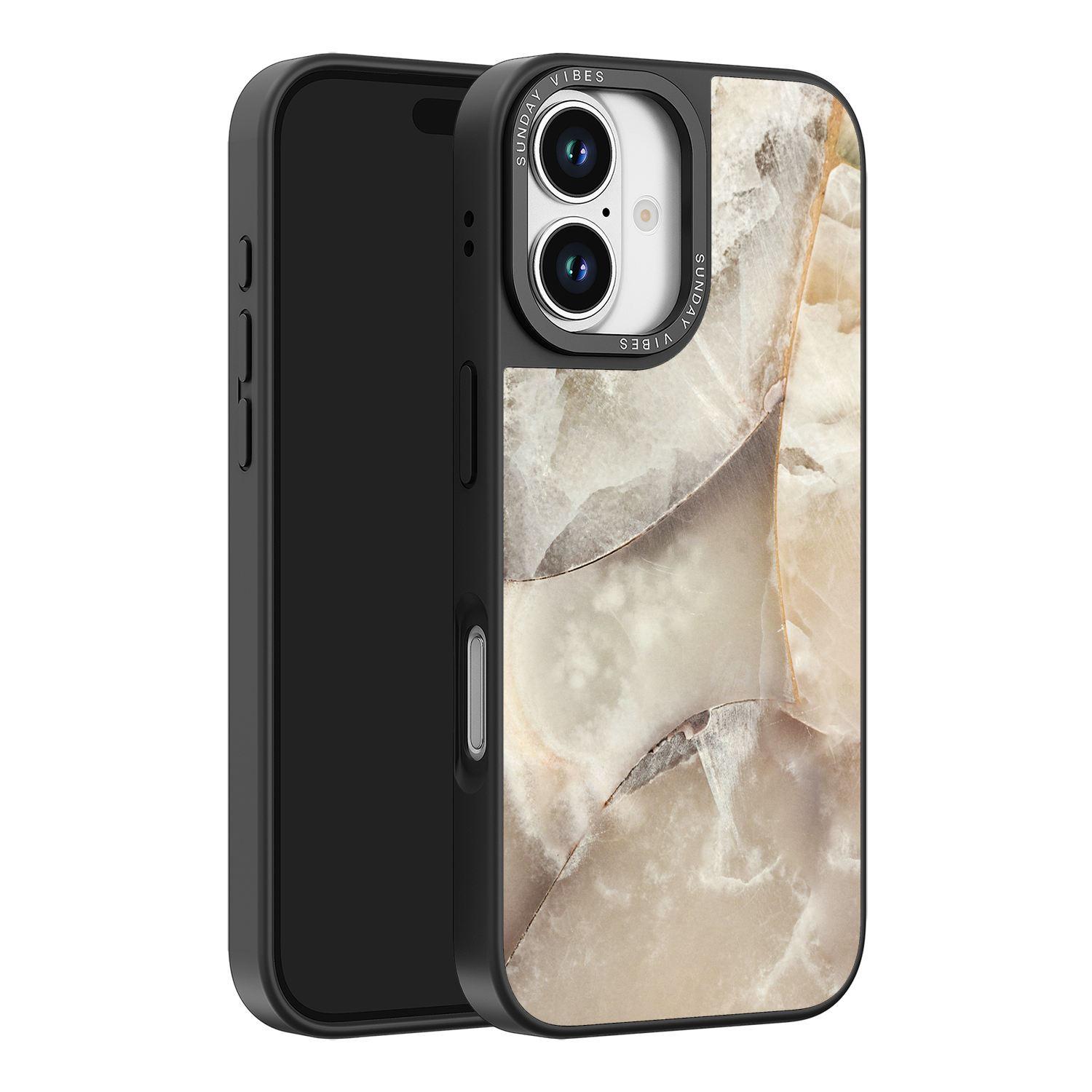 Alabaster Whirl iPhone Case
